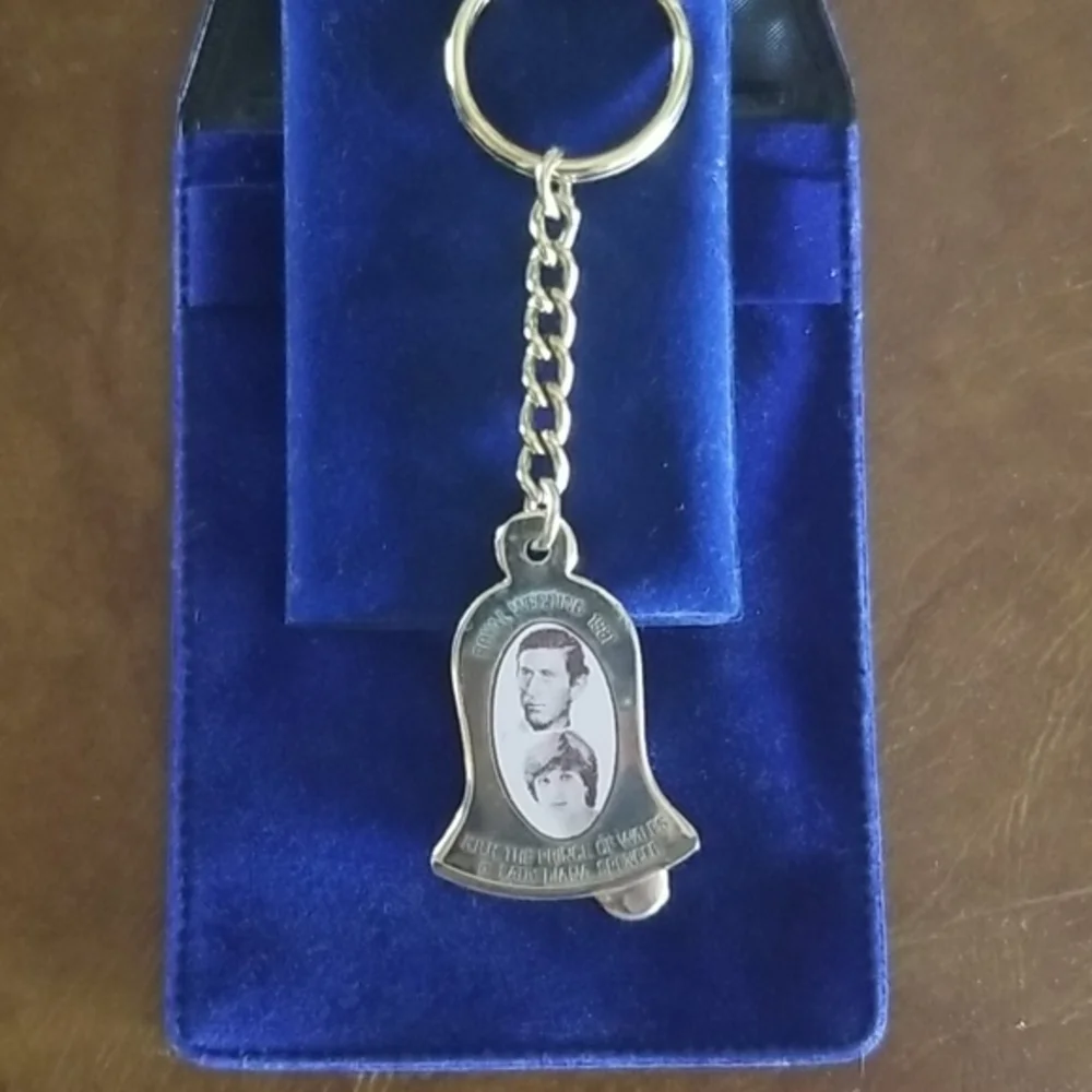 Princess Diana Royal Wedding Vintage Keychain